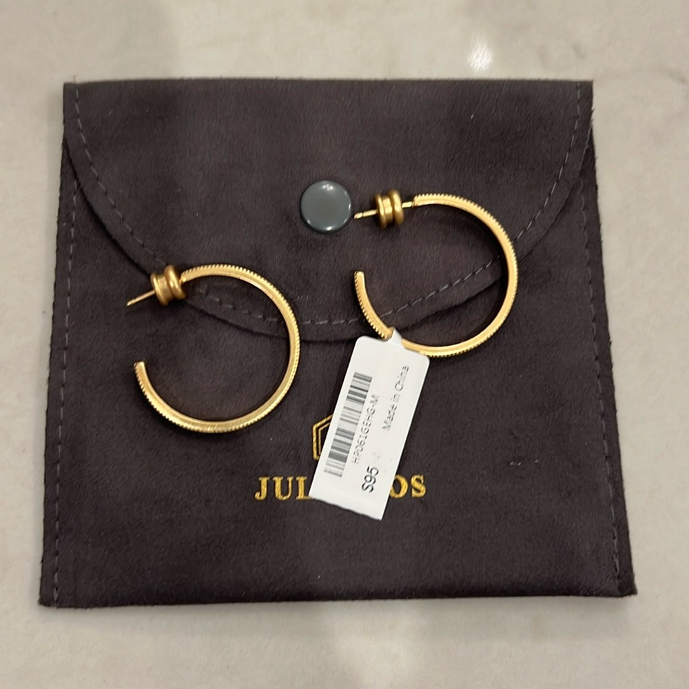 NWT Julie Vos Marseille Hoops - Jade Green.  Medium